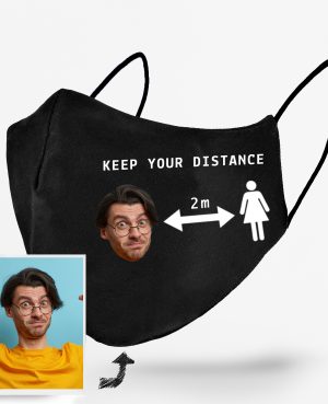 MASCĂ PERSONALIZATĂ-PĂSTREAZĂ DISTANȚA